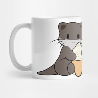 Otter Ice Cream Mug